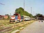 Mimořádný osobní vlak v Polné při příležitosti Mrkvancové pouti