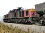 Vintířov (Sokolovská uhelná) a lokomotiva ŠKODA 27E dne